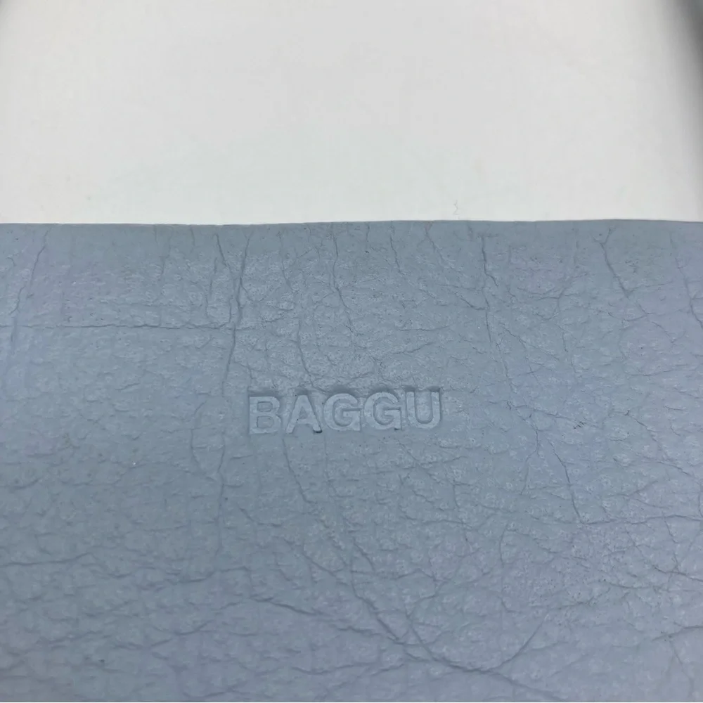 BAGGU Pebbled Leather Top Handle Tote - Picture 4 of 11